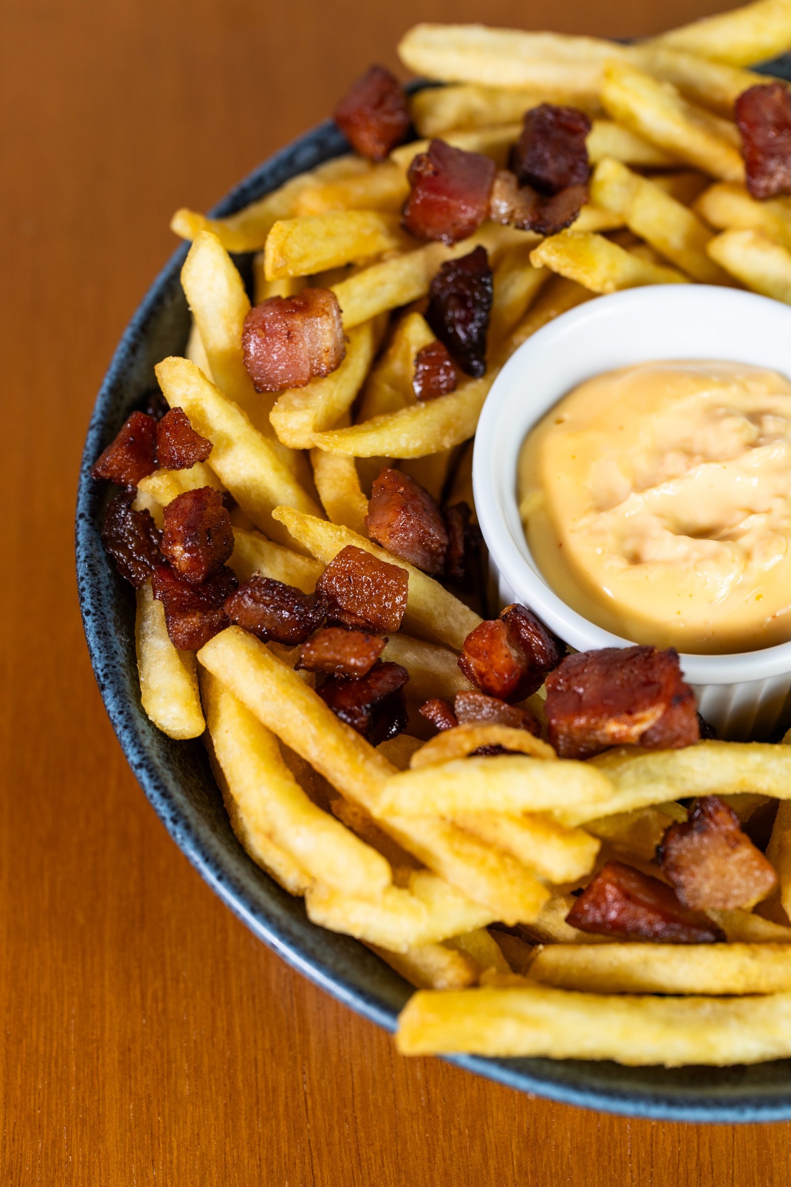 Foto do prato Batata com Cheddar e Bacon